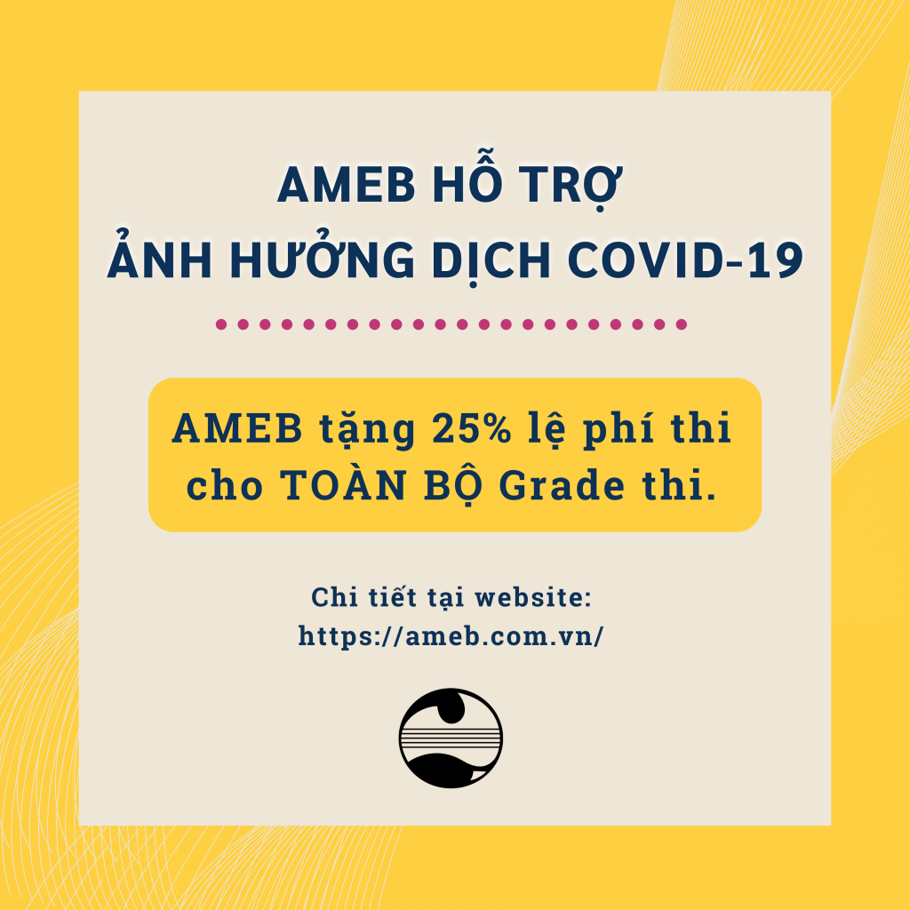 Chính sách Hỗ trợ đặc biệt dành cho thí sinh Việt Nam từ AMEB